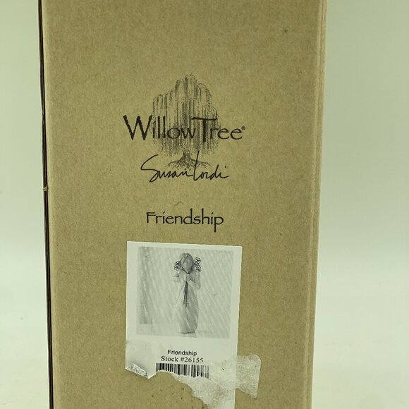 Willow Tree Friendship Figure Demdaco 26155 Boxed + Thinking of You Greet Card - Picture 9 of 14